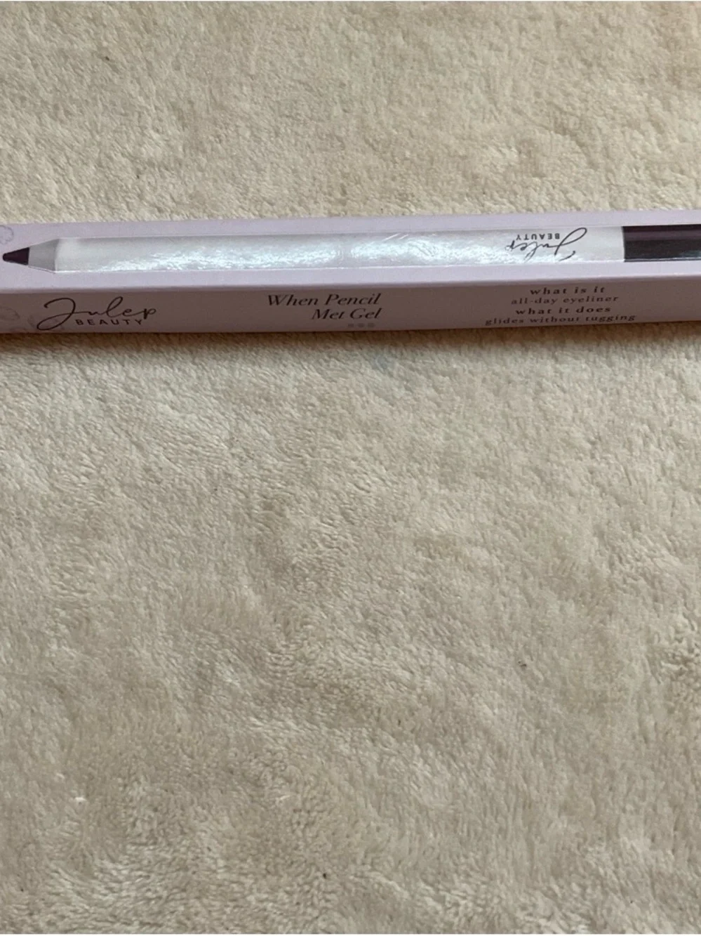 Julep Silver Eyeliner Pencil with Clear Cap
